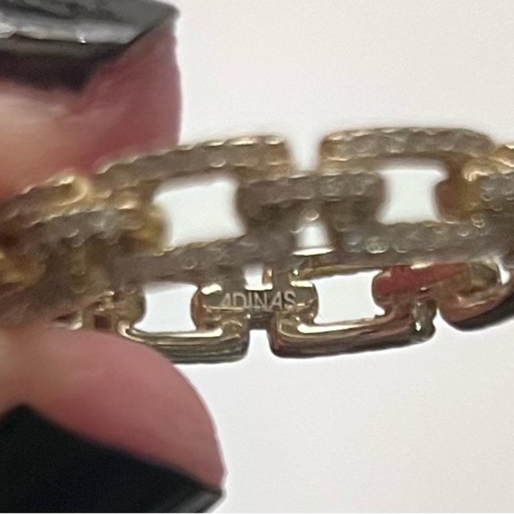 Adina’s Jewels Rhinestone Chain Link Ring - Picture 5 of 5